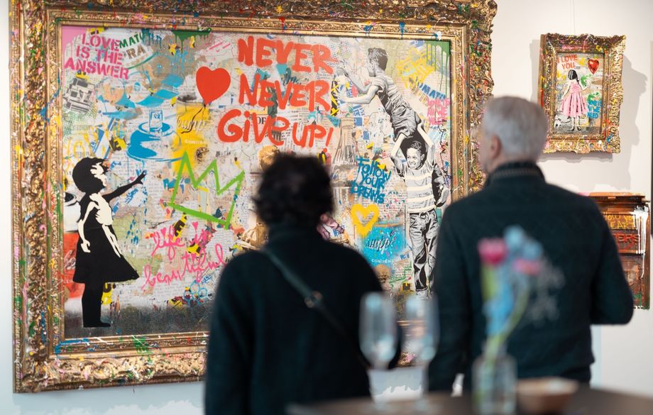 Voor een uniek werk van Banksy hebben klanten miljoenen veil.