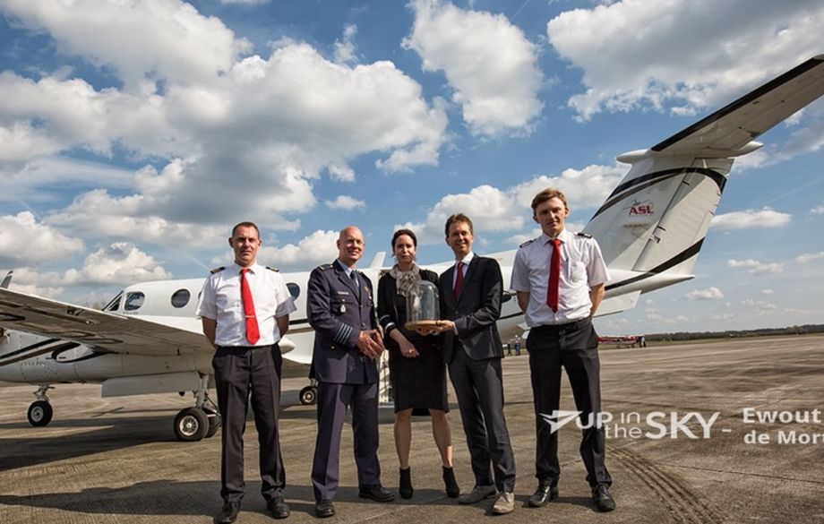 ASL operates the first commercial flight to Twente during the inauguration of the new civil airport