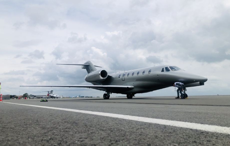 ASL-JetNetherlands' second Cessna Citation X lands in Belgium