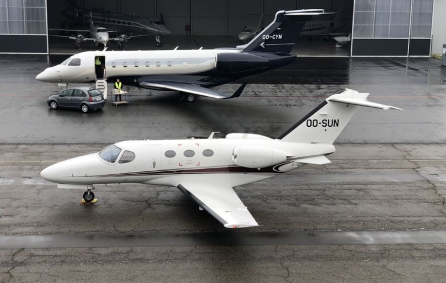 ASL Group's fifth Cessna Citation Mustang arrives in Antwerp
